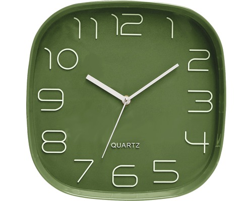 Nástenné hodiny Botanical zelené Ø 30 cm