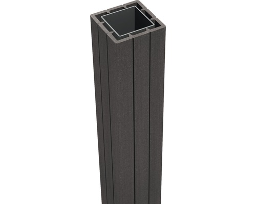 Stĺpik pre WPC plot GroJa Merano 7x7x190 cm antracit