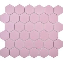 Keramická mozaika HX AT52 šesťuholník uni staroružová R1-thumb-0