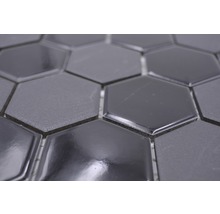 Keramická mozaika HX 09059 šesťuholník 32,5x28,1 cm mix čierna R10B-thumb-2