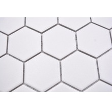 Keramická mozaika HX AT51 šesťuholník 32,5x28,1 cm Uni biela R10B-thumb-4