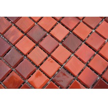 Sklenená mozaika GM MRY 300 štvorec 29,5x29,5 cm sklo červená-thumb-3