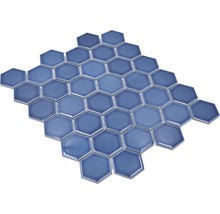 Keramická mozaika HX530 šesťuholník uni modrozelená lesklá-thumb-4