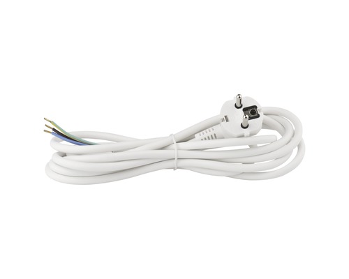 Napájací kábel Emos Flexo 3x1,5-H05VV-F 3m biely