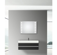 Zrkadlo do kúpeľne Silver Hollywood 80x60 cm-thumb-6