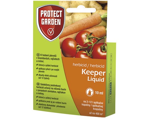 Herbicíd Keeper Liquid na ničenie burín v zemiakoch, paradajkách a v mrkve 10 ml