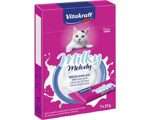 Maškrty pre mačky Vitakraft Milky Melody 70 g 7 ks