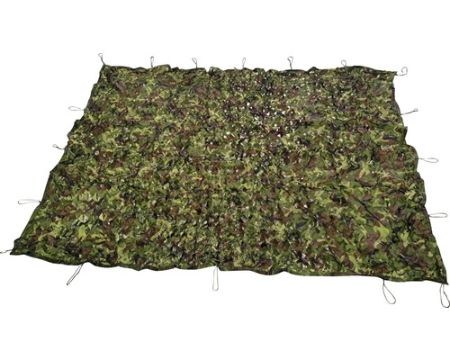 Slnečná clona, ​​maskovacia sieť zelená 200x300 cm