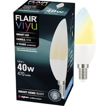 LED žiarovka Flair ViYu E14 6W/40W 470lm 2700, 6500K sviečka-thumb-4