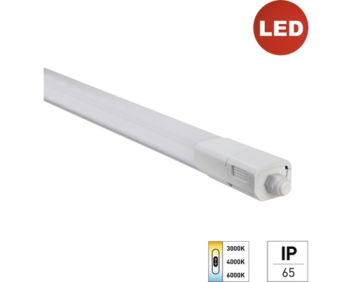 LED pracovné vodotěstné svietidlo E2 IP65 48W 6700lm 4000K biele s nastaviteľnou teplotou farby 3000-4000-6000K