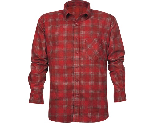 Flanelová košeľa URBAN,červená, veľkosť 41-42