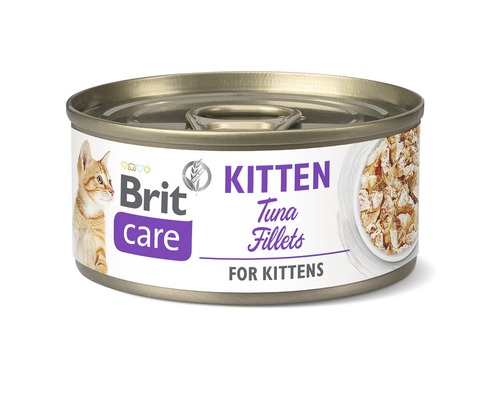 Konzerva pre mačky Brit Care Tuna Fillets for Kittens 70 g