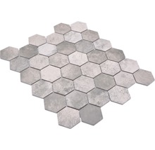 Keramická mozaika HX Curio ZDG šesťuholník 32,5x28,1 cm sivá-thumb-2