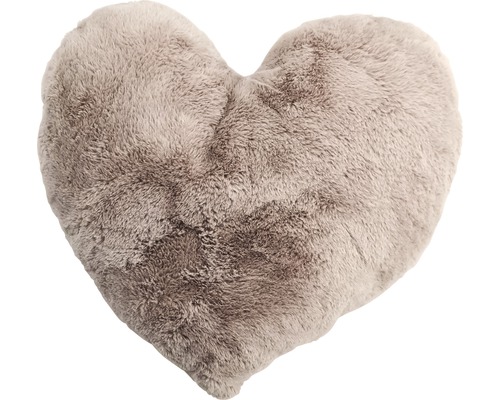 Vankúš Heart Fluffy ružová 45x40 cm