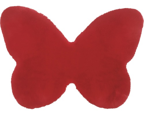 Koberec Romance motýľ červený 60x80cm