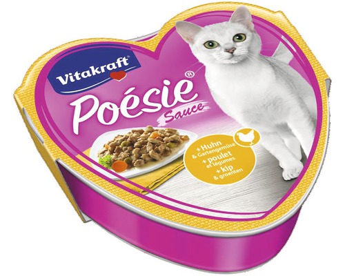 Konzerva pre mačky Vitakraft Poésie kura so zeleninou v šťave 85 g