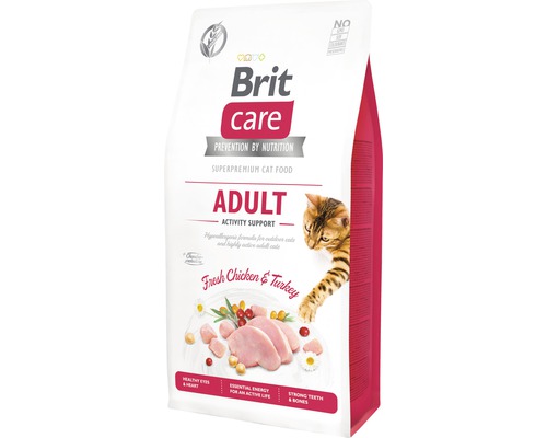 Granule pre mačky Brit Care Cat Grain-Free Adult Activity Support 7 kg