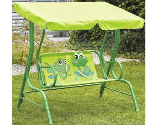 Detská hojdačka Hollywood žaba zelená