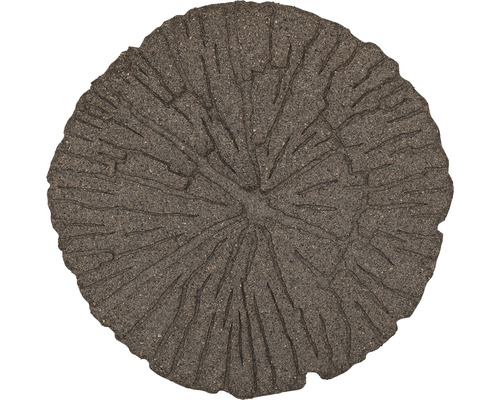 Gumová dlaždica nášľapný kameň Cracked Log 45 cm antracit