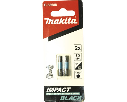 Bit Makita T25-25 mm, 2 ks, B-63688