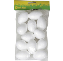 Vajcia polystyrénové 6 cm 12 ks biele-thumb-0