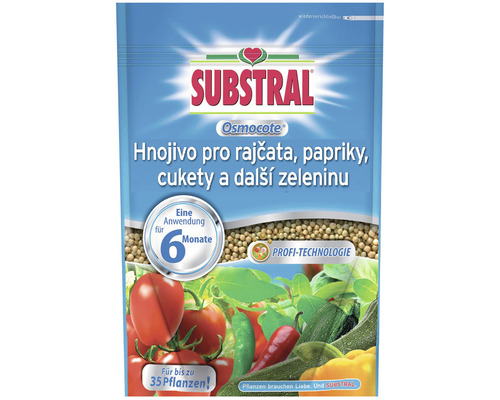 Hnojivo pre paradajky, papriky, cukety a ďalšiu zeleninu Substral Osmocote 750 g