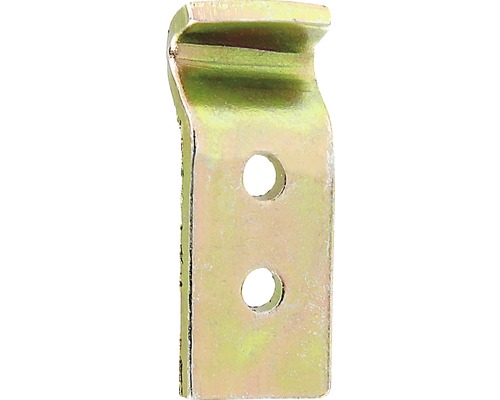 Debnový uzáver lomený 32x12 mm galvanicky žlto pozinkovaný