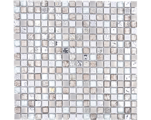 Mozaika mix 30x30 cm sivá XCM M680