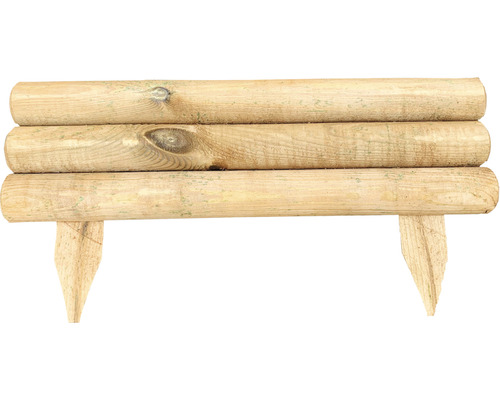 Záhonový obrubník drevený 50x25 cm