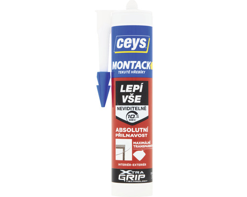 Montážne lepidlo Ceys Montack Express Transparent 300 ml