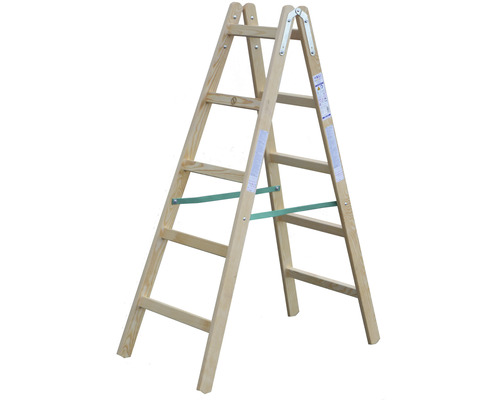 Maliarsky rebrík STANDARD, 5 priečok , drevený
