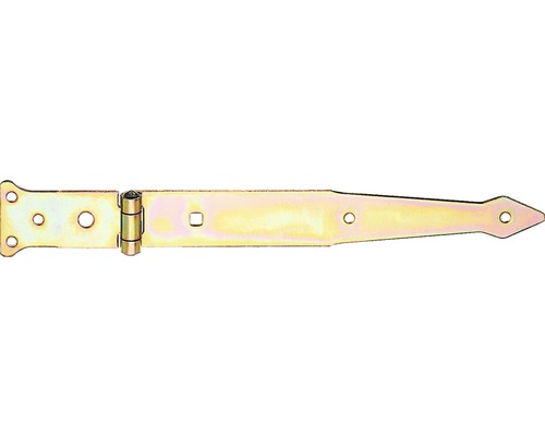 Bedňový záves, Typ 62, 250x35 mm, galvanicky žlto pozinkovaný