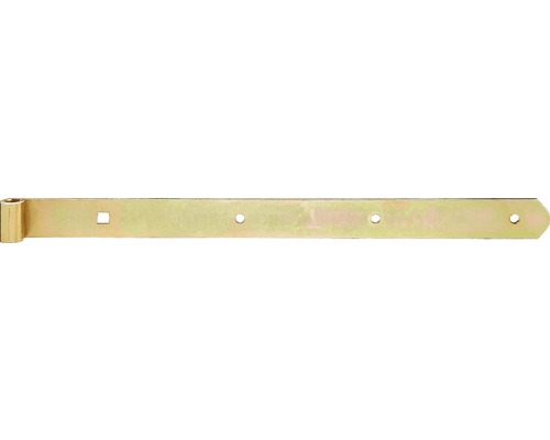 Pásový záves ľahký 400x10x30 mm galvanicky žlto pozinkovaný