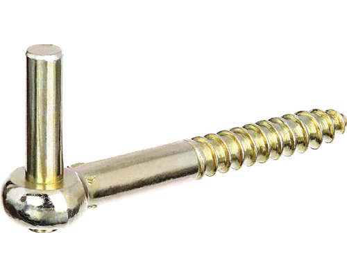 Držiak čapu k zastrutkovaniu Typ J, 115x10 mm, galvanicky žlto pozinkovaný