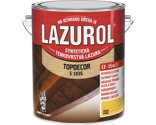 Lazurol TOPDECOR S1035 T60 pínia 2,5 L