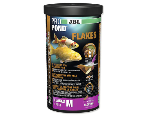 Krmivo pre jazierkové ryby JBL ProPond Flakes 0,13 kg-0
