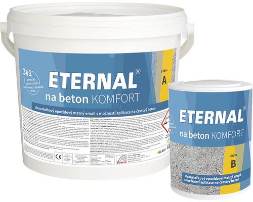 ETERNAL na beton KOMFORT A+B, sivý 4,8 kg-0