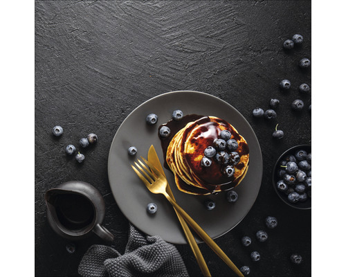 Sklenený obraz Blueberry Pancakes 20x20 cm