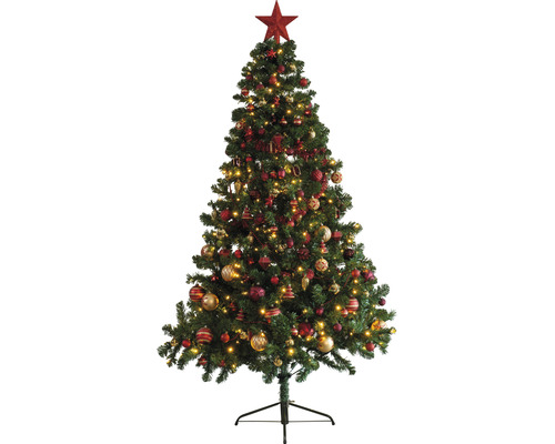 Umelý vianočný stromček Colorado zdobený 180 cm