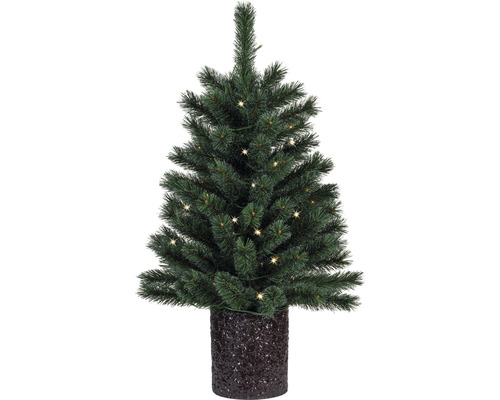 Sada Chamonix - vianočné stromčeky 90 cm, veniec, girlanda