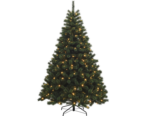 Umelý vianočný stromček Lafiora Chamonix jedľa s LED osvetlením 185 cm zelený