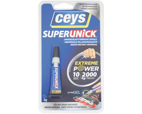 Lepidlo sekundové CEYS Superceys unick gel 6 g