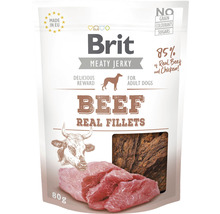 Maškrta pre psov Brit Care Jerky Beef and Chicken Fillets 80 g-thumb-0