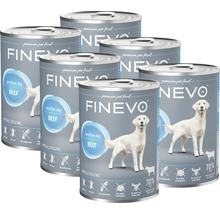 Konzerva pre psy FINEVO Sensitive Dog hovädzie čisté 1 balenie 6 x 800 g-thumb-0