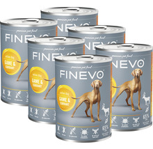 Konzerva pre psov FINEVO Active Dog divina s ríbezľami 6x400 g-thumb-0
