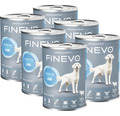 Konzerva pre psov Sensitive Dog FINEVO jahňacie 1 balenie 6 x 400 g