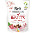 Maškrty pre psy Brit Care Crunchy Cracker Insects with Lamb enriched with Raspberries 200 g