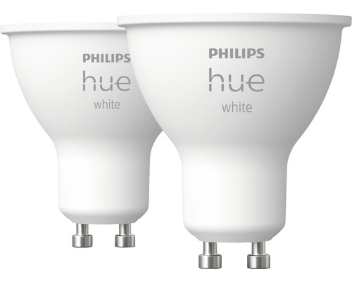 LED žiarovka Philips HUE 8719514340145 GU10 5,2 W 400lm 2700K stmievateľná 2ks