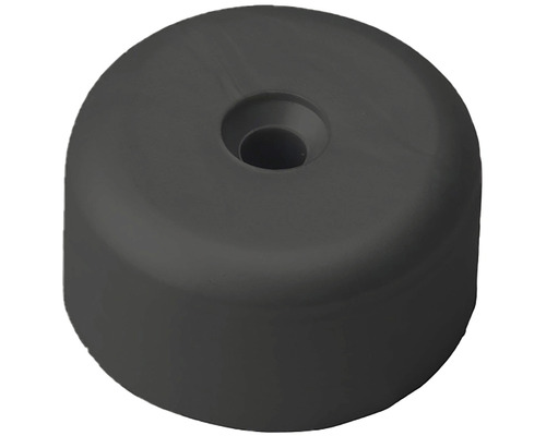 Nábytkový klzák Ø 40 mm, výška 20 mm, plast, čierna