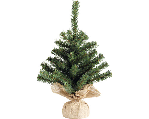 Umelý vianočný stromček Lafiora v jutovom vreci 45 cm
